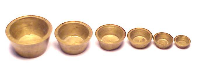 Original BRASS NESTING WEIGHTS IN TROY OUNCES
