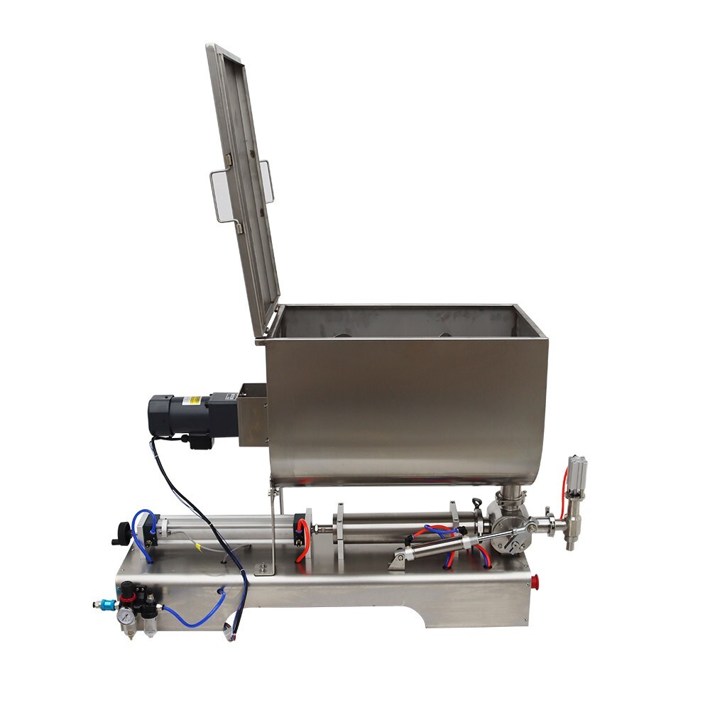 100-1000ml Liquid& Paste Filling Machine with Mixing Function 60L Hopper for Jam