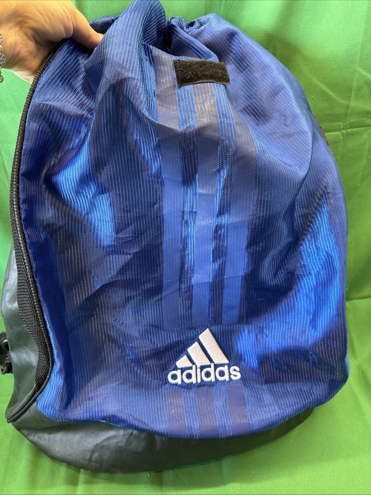 adidas Lightweight Drawstring Backpack w Zipper Pouch