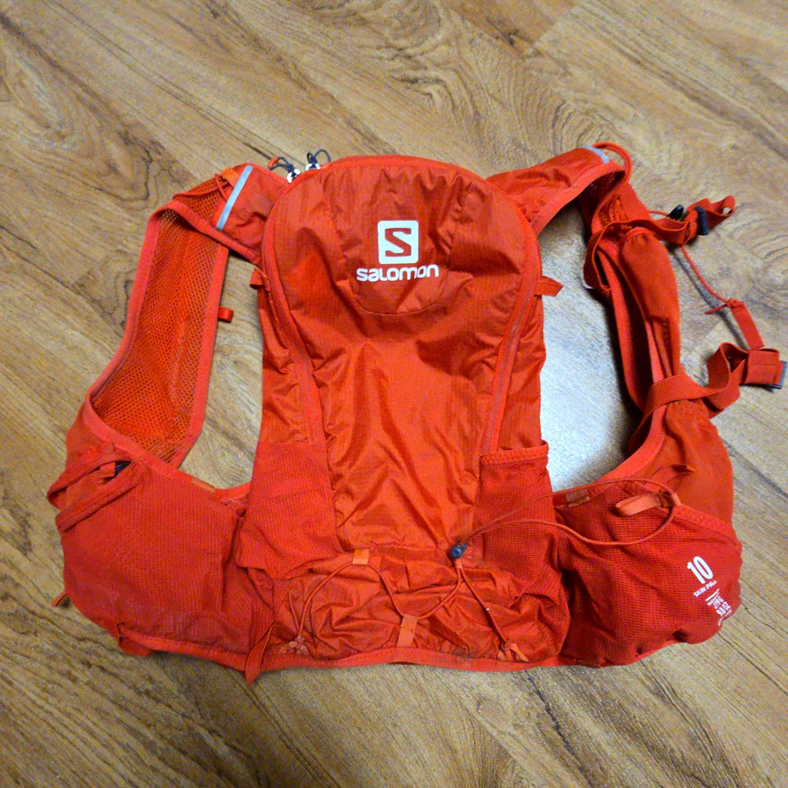Salomon Skin Pro 10 Set Hydration Vest Red S-M-L Trail Running Pack