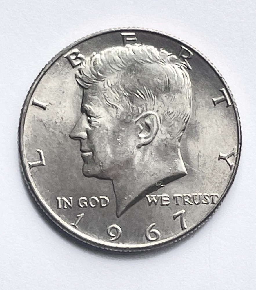 KENNEDY HALF DOLLAR 1967 ~ 40% SILVER