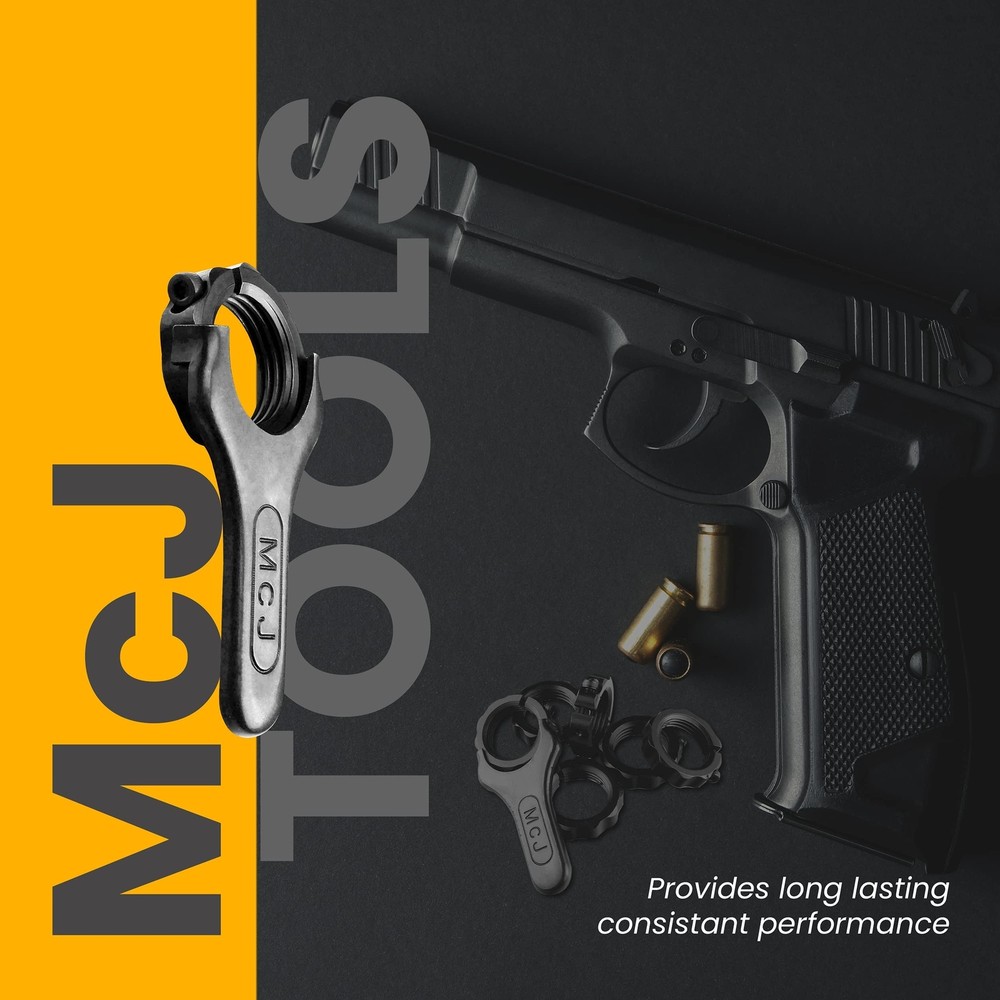 McJ Tools Reloading Die Lock Rings and Decapping Pins (6pack 1st Gen, Die Loc...