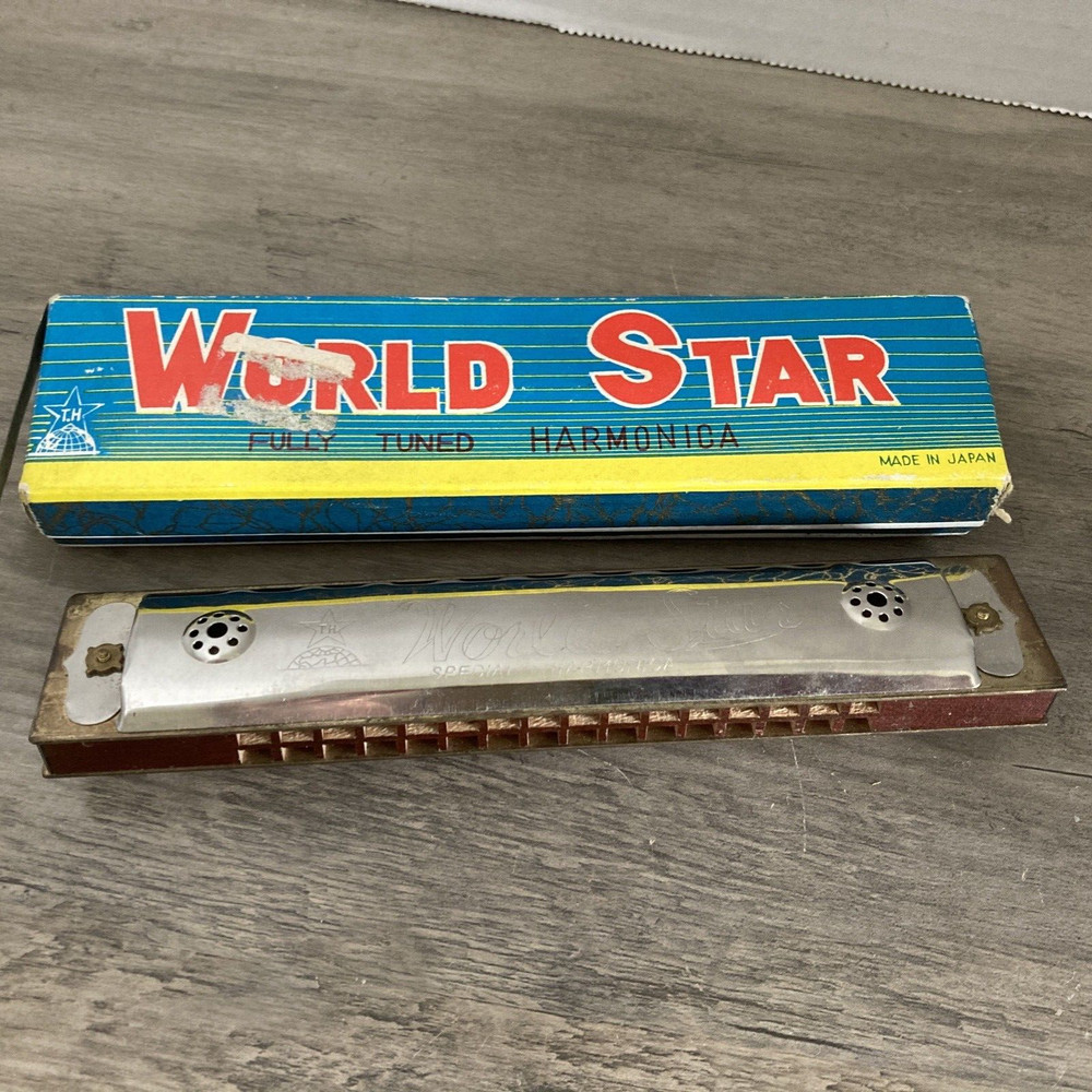 Vintage World Star Fully Tuned Harmonica