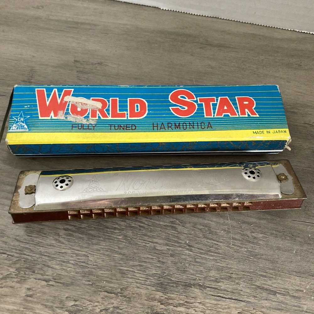 Vintage World Star Fully Tuned Harmonica