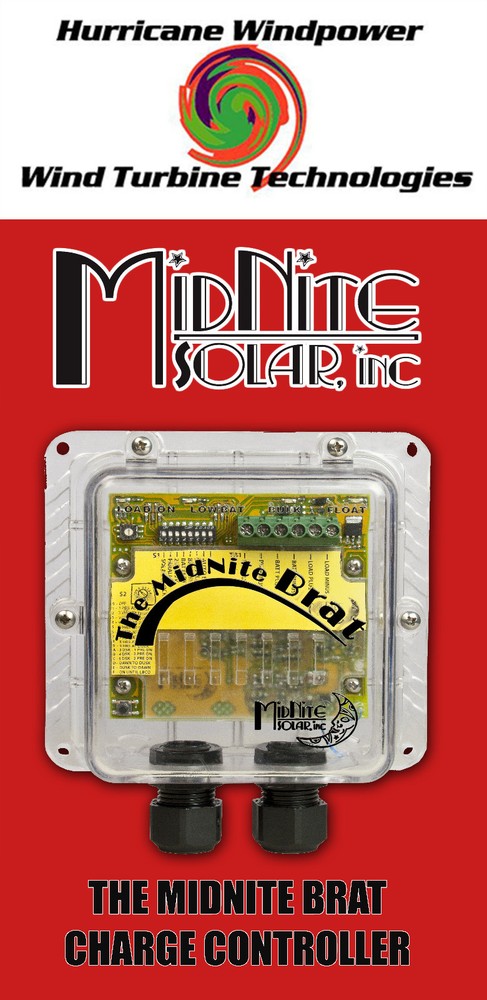 Midnite The Solar Brat Charge Controller 30A PWM w/Lighting Controller & Load US