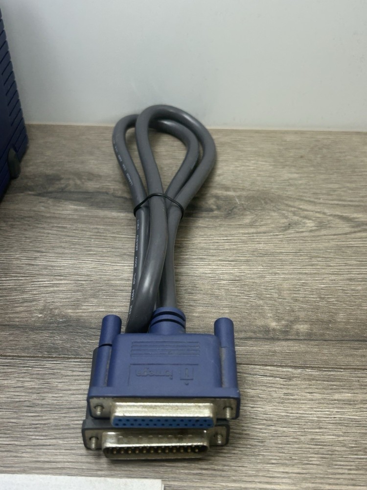 Iomega Zip 100MB External Disk Drive With Parallel Port Cables PC No Software