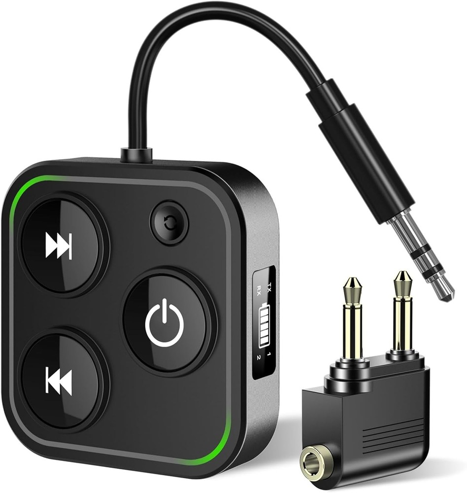 2026 Pro Bluetooth 5.4 Transmitter Receiver, 2-In-1 Wireless Audio Adapter
