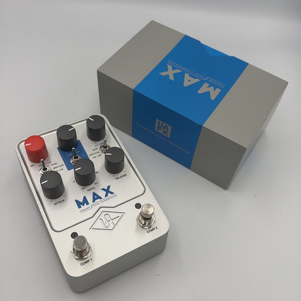 Universal Audio Max Preamp Compressor Pedal w/ Box UAFX Effects Open Box