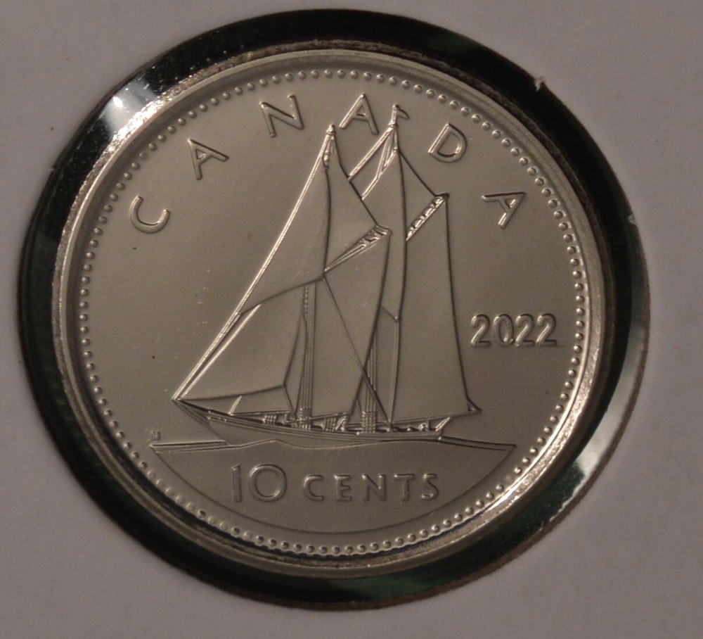 2022 🇨🇦 Canada 10 Cents - B/U Uncirculated from Mint Roll -  🇨🇦