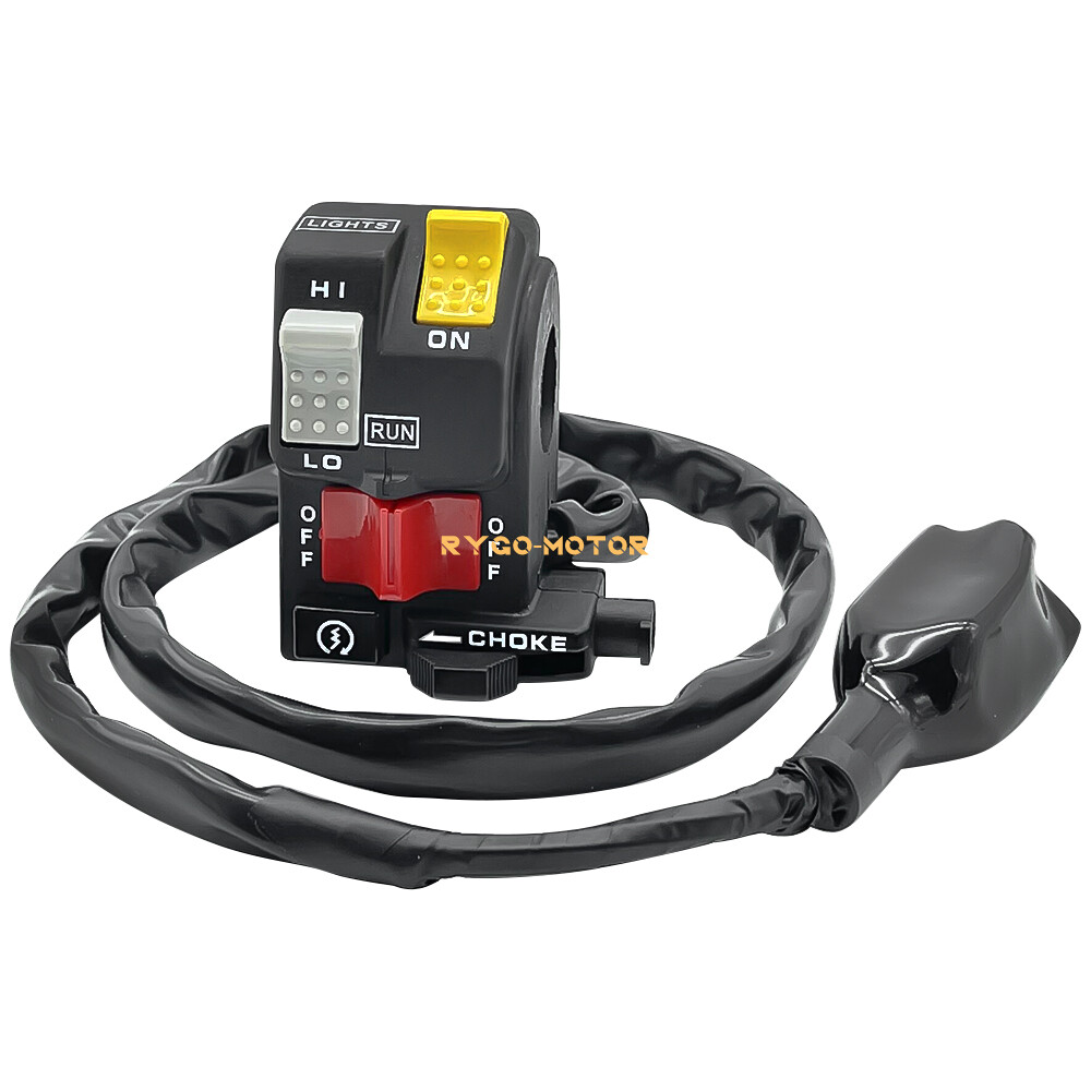 Handlebar Switch Start/Kill/Light/Choke For Honda ATC250ES Big Red 250 1985-1987