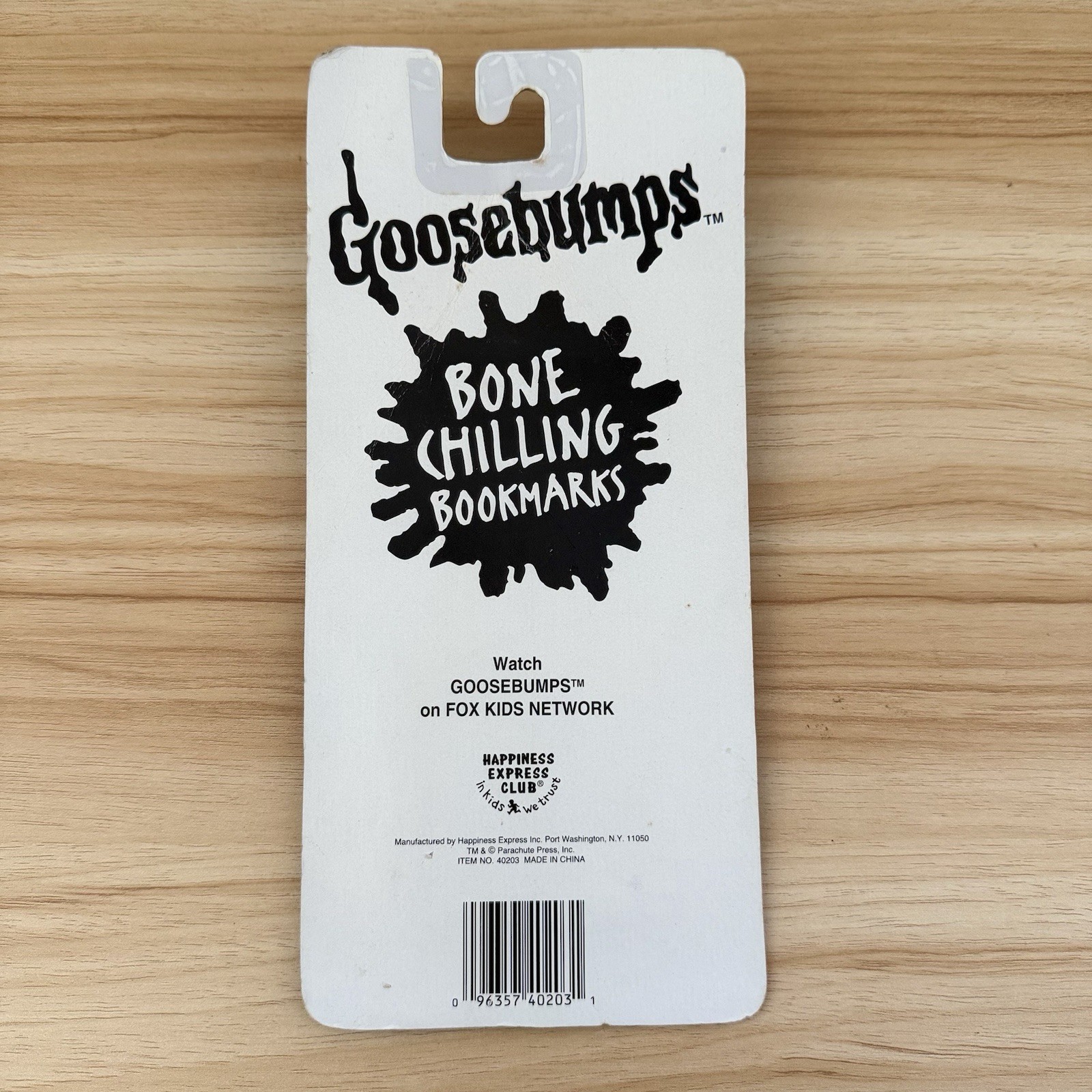 1996 Goosebumps Slappy Bone Chilling Bookmark Happiness Express Rare NIB