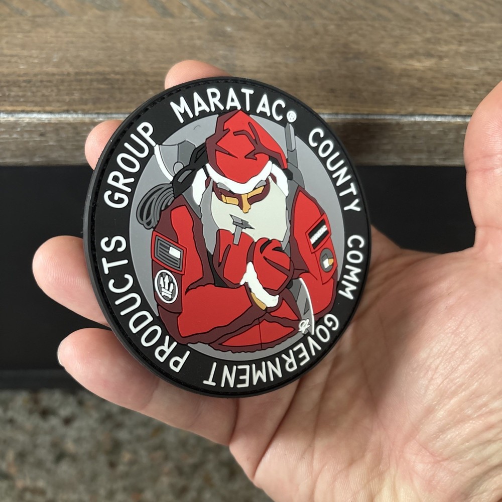 CountyComm/ Maratac Tactical Santa - Limited Edition - Hook And Loop Patch New