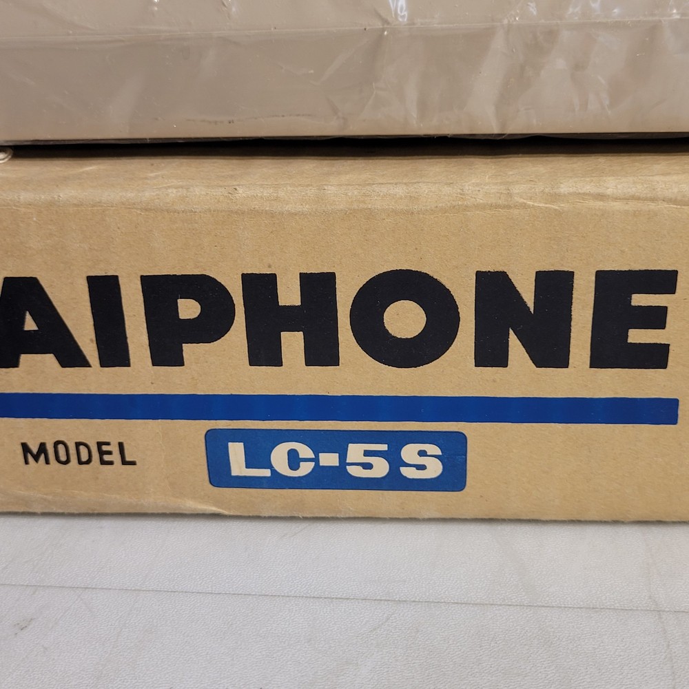 Vintage Aiphone LC-5S Loudspeaker Intercom System Microphone Transistor Speaker