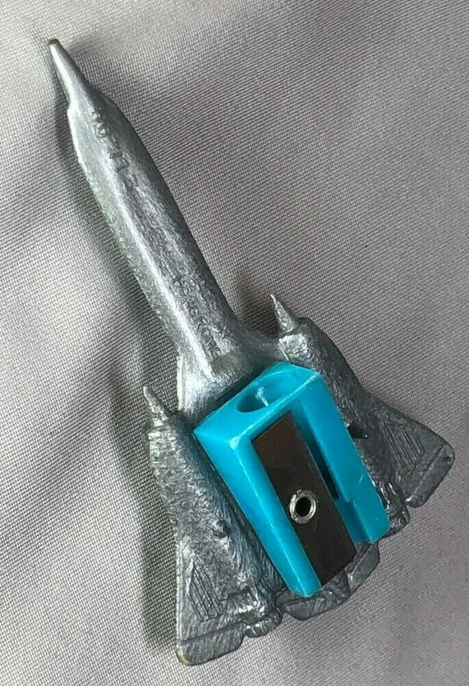 BOMBER AIRPLANE Figural Plastic PENCIL SHARPENER Vintage