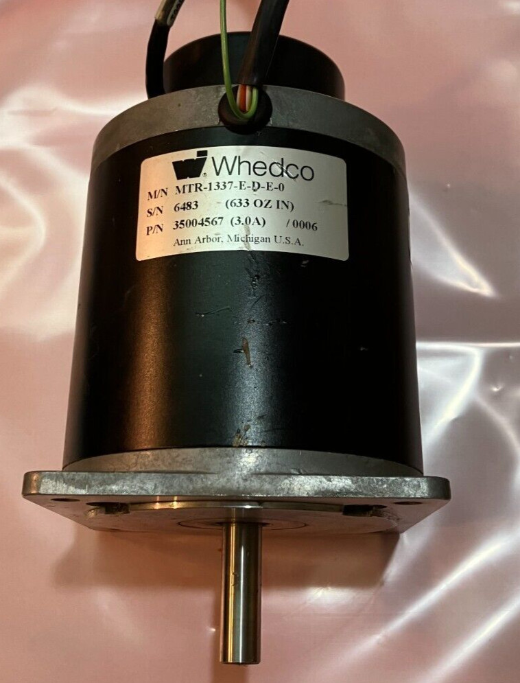 Whedco MTR-1337-E-D-E-0 Stepper Motor 35004567 With Encoder