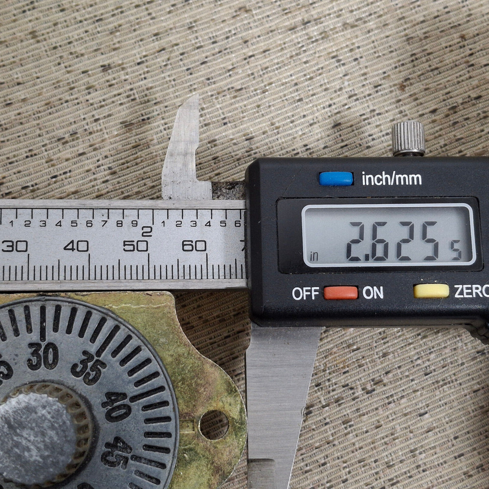 Bommer 672-01 3 Digit Combination Dial Mailbox Lock Spring Bolt