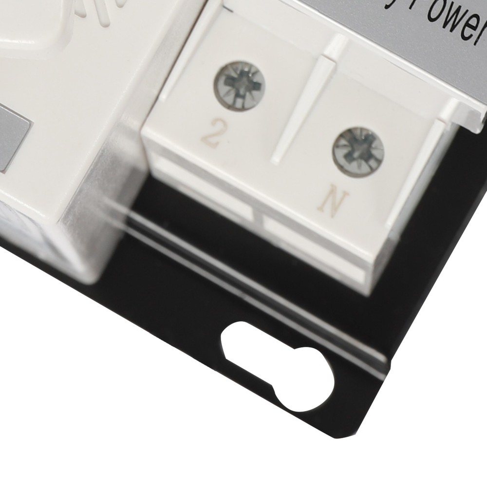 White Dual Power Automatic Transfer Switch Mini Switches Toggle Controller