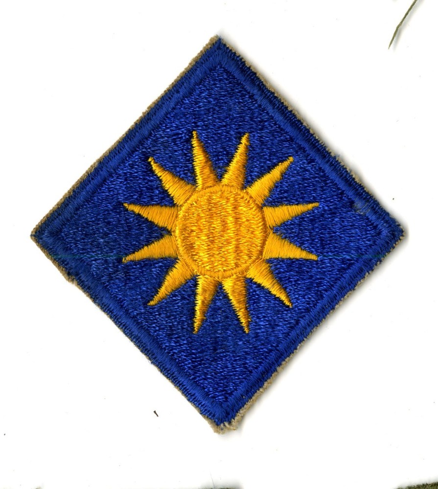 40th Infantry Division White Back Patch WWII Original Philippines