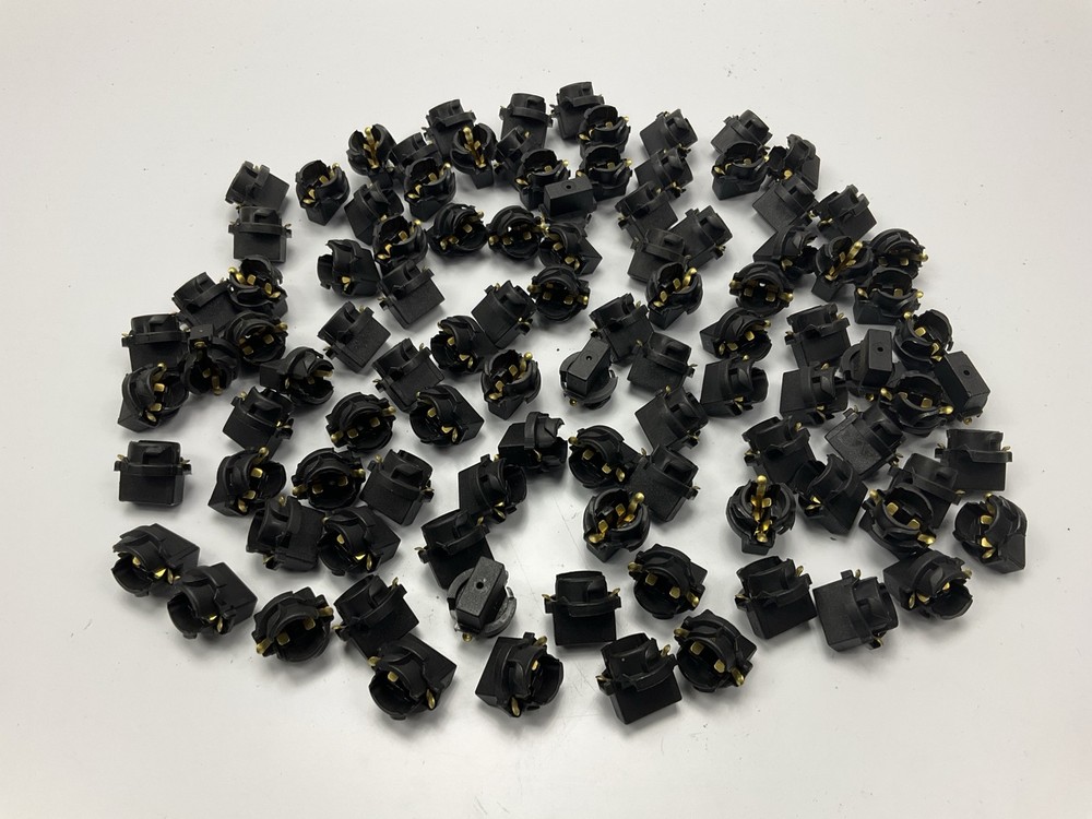 (100 Pcs)  #194 Instrument Panel Light Bulb Lamp Dashboard Socket Plugs 4437565