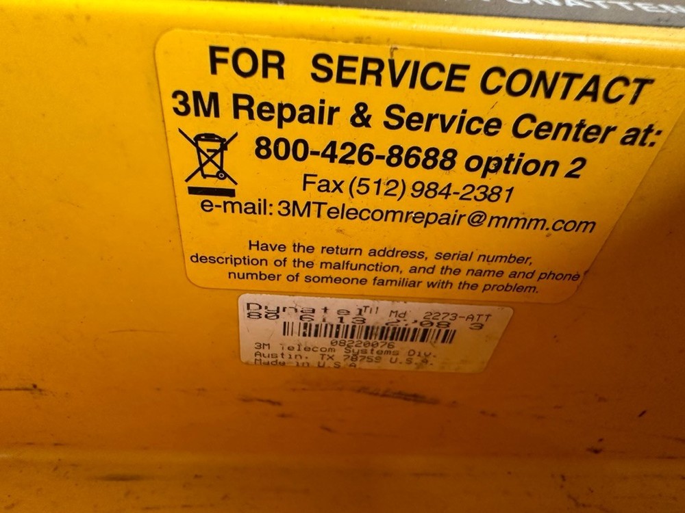 3M Dynatel 2273 Cable Locator Transmitter Unit ONLY AS-IS