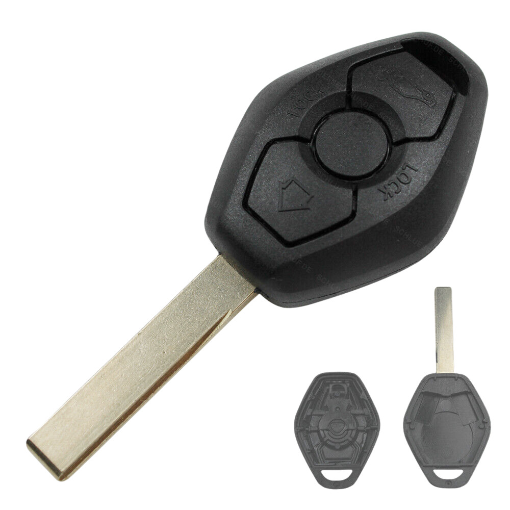 Car Key 3 Button Housing Blank Fits BMW E39 E46 E53 E60 E65 X5