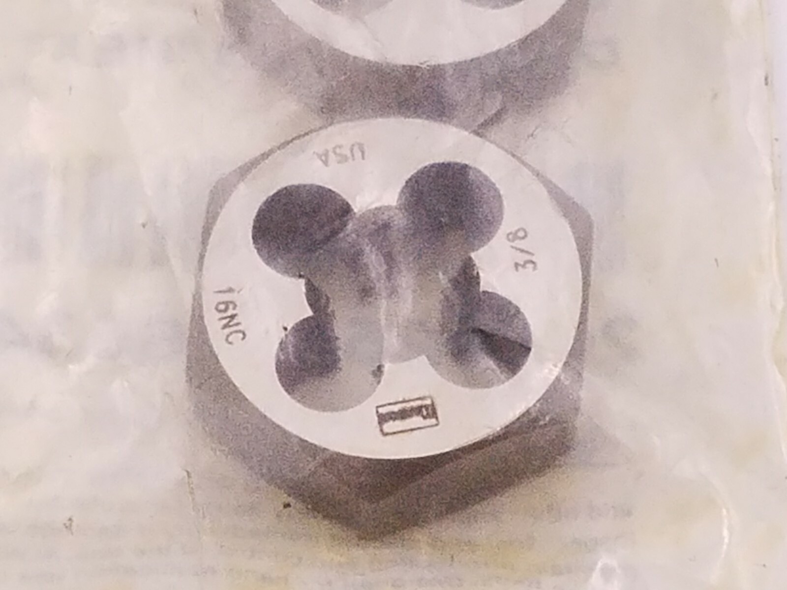 5 Pcs Irwin Hanson 6534ZR Die 3/8-1NC 1" Hex Hexagonal Fractional Die Bulk Pack