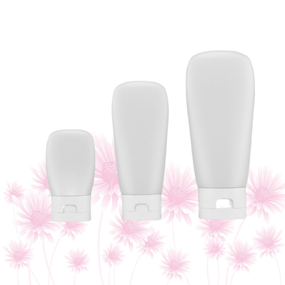 3Pcs Subpackaging Bottle Squeezable Travel Tube Sets