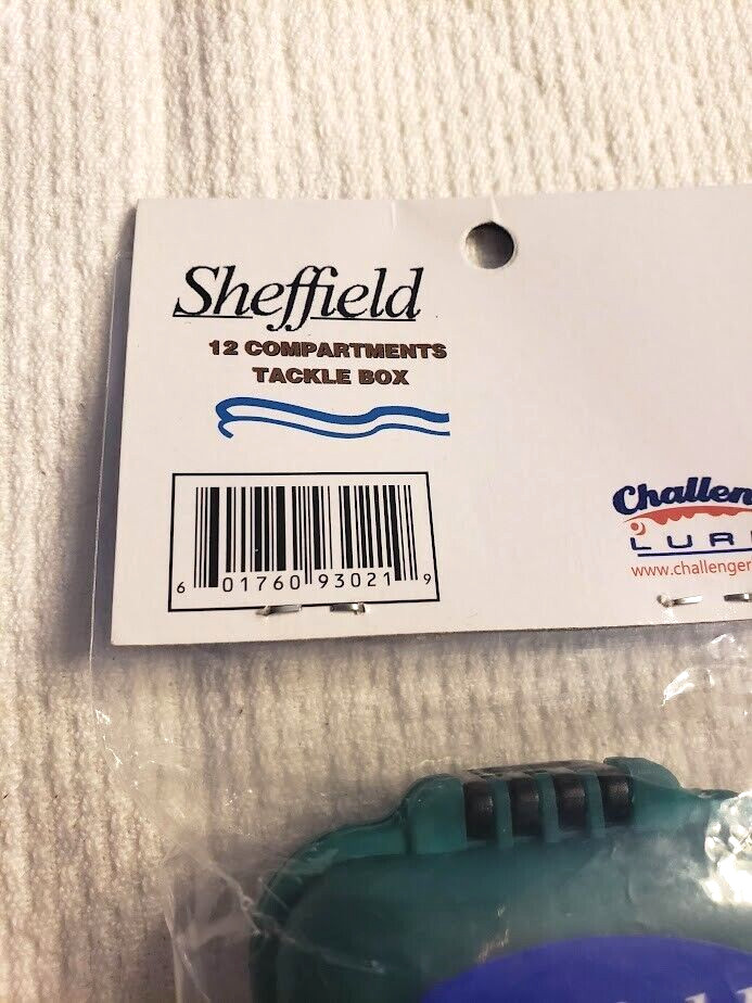 Sheffield 12 Compartment Tackle Box Green