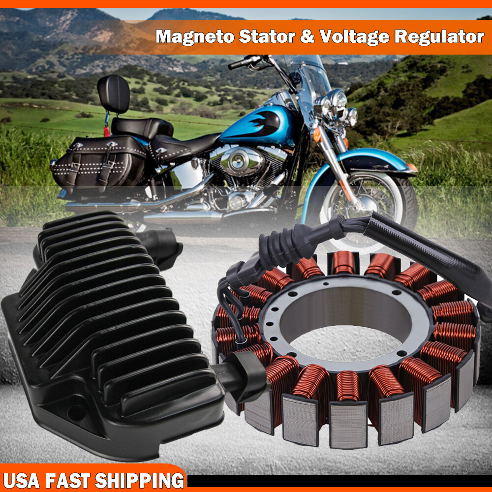 For Harley Dyna 2008-2014 2015 2016 Stator Coil & Voltage Regulator Rectifier