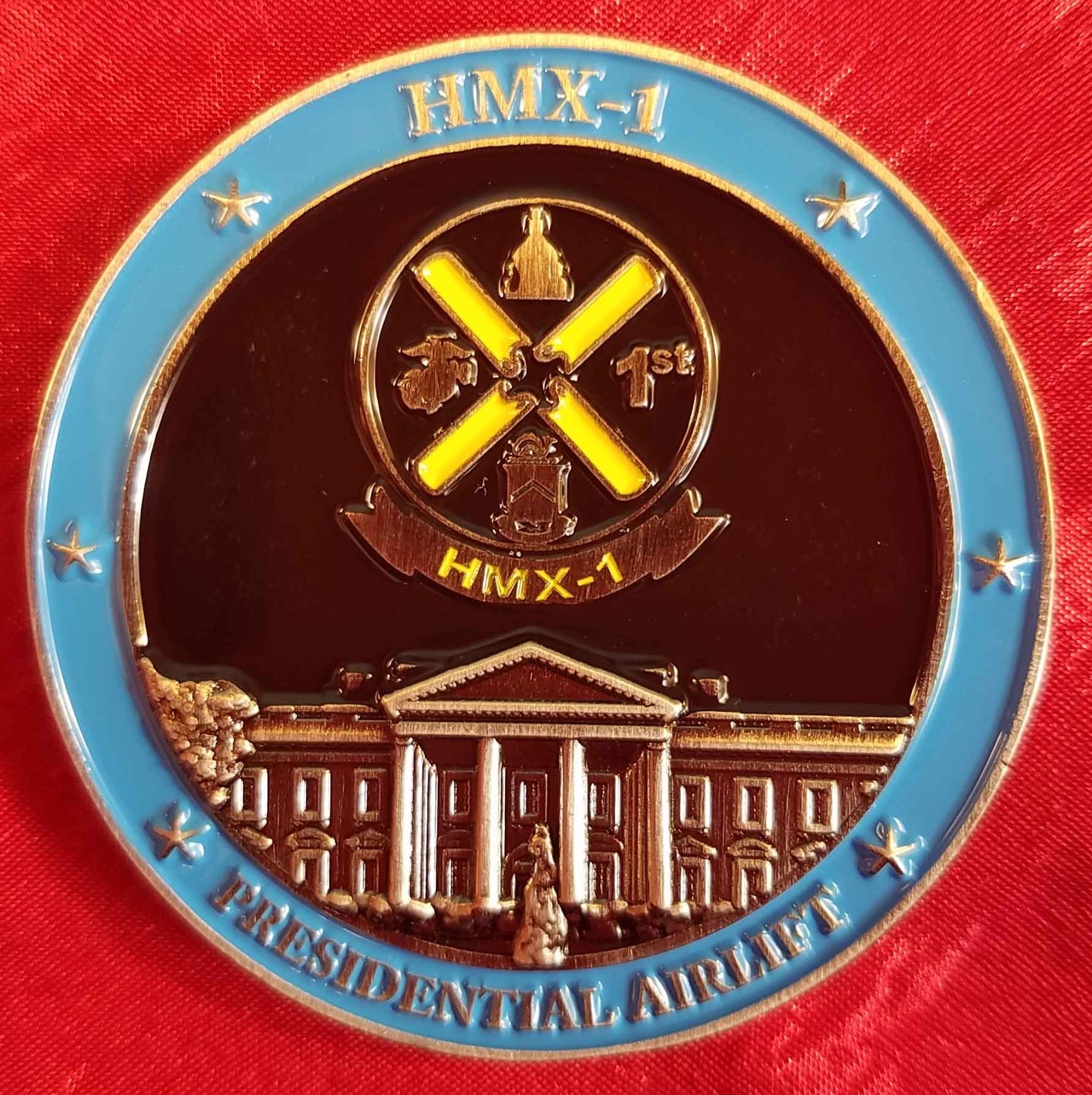 Marine one HMX-1 Presidential Airlift Challenge coin Original unique OCPM 26