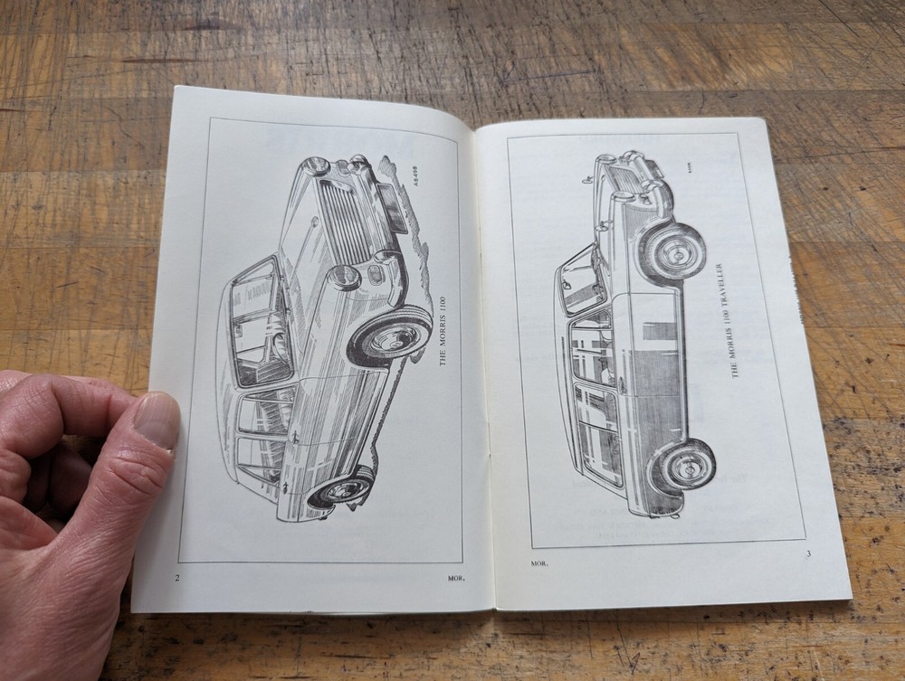 1968 Morris 1100 Drivers Handbook