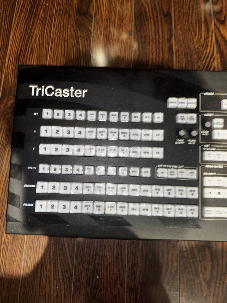 NewTek TriCaster XD460 Control Surface for Video Production Systems UNTESTED