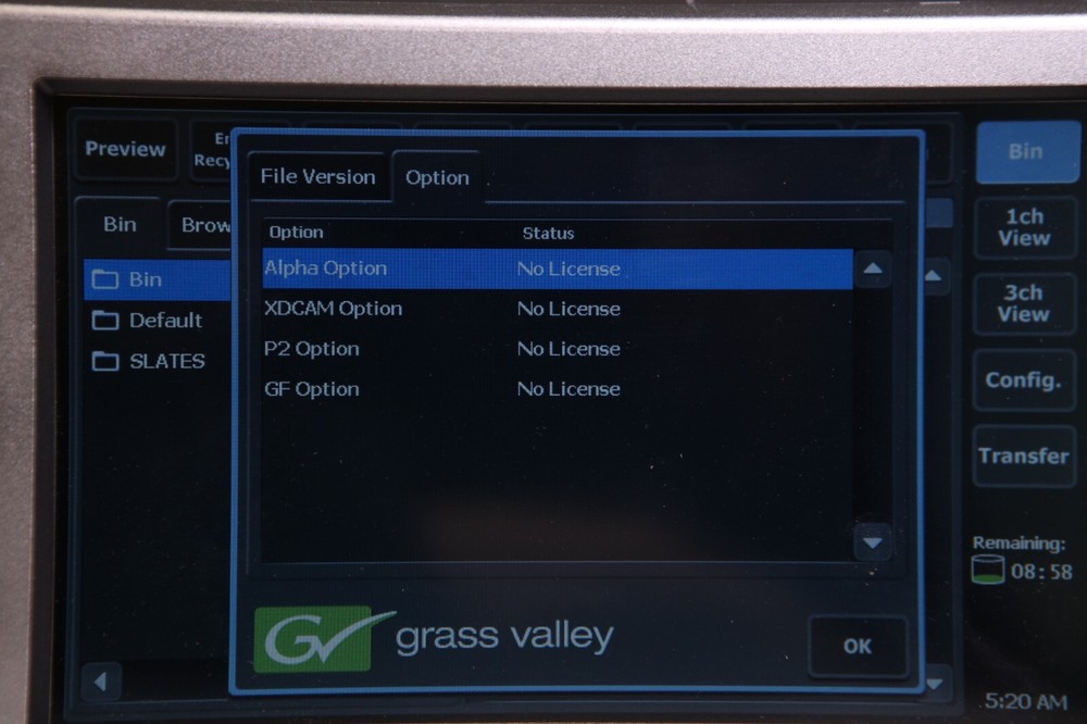 Grass Valley T2 iDDR2-HDD Intelligent Digital Disk Recorder