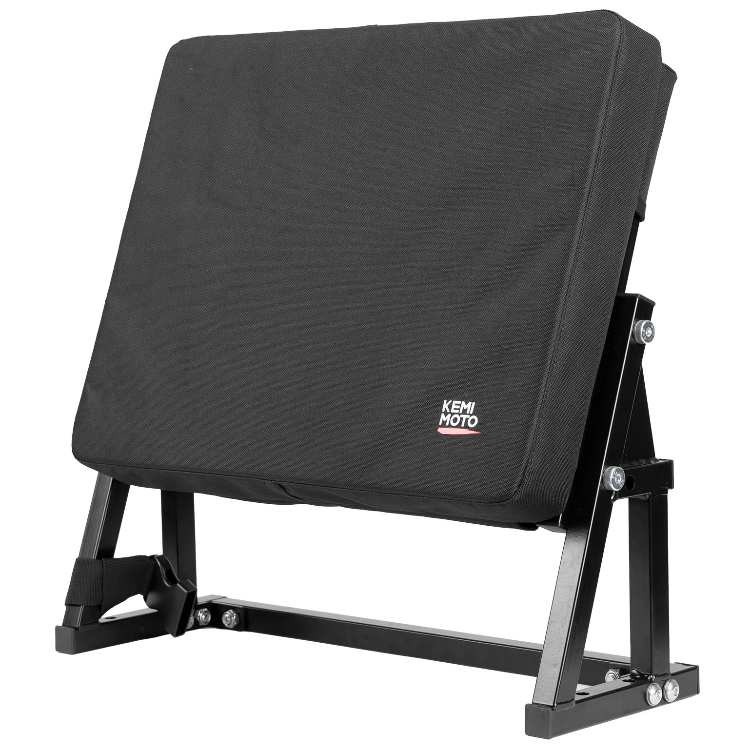 ATV Rear Seat Backrest W/ Steel Frame For Polaris Suzuki Can Am Grizzly Fourtrax