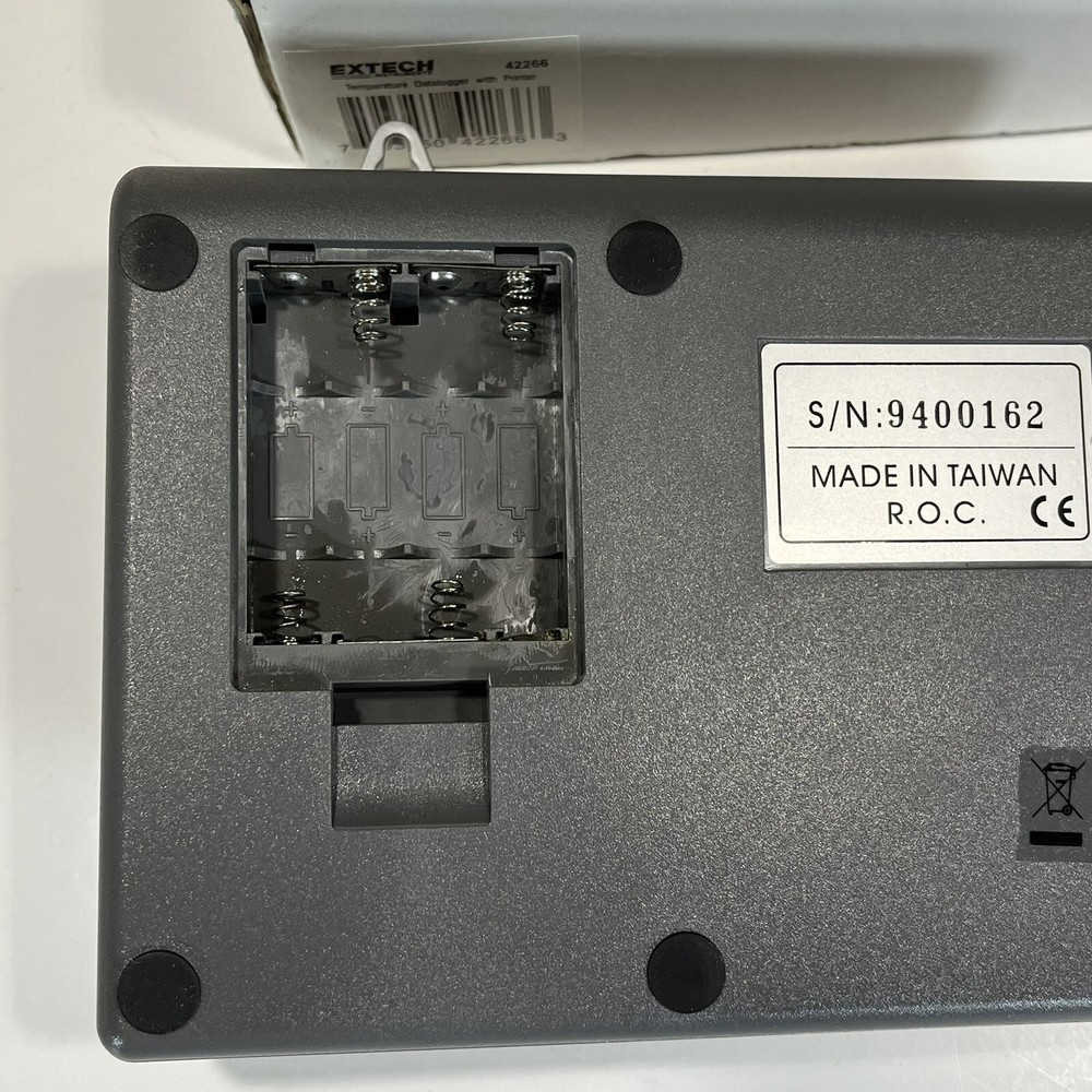 Extech 42270 Temperature & Humidity Datalogger W/Printer- Tested/Works