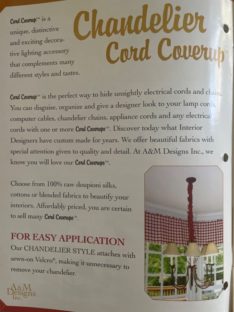 Chandelier chain covers