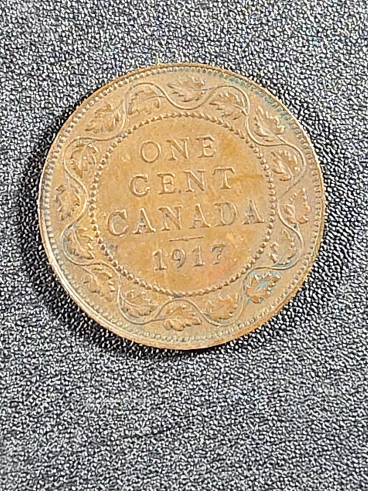 1917 Canada Large Cent - Solid Vf stk#M73