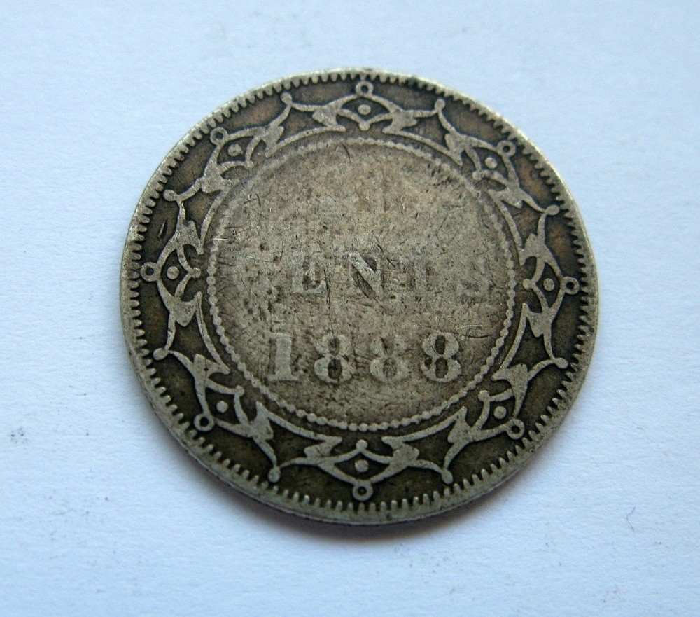 1888 Newfoundland 20 Cent