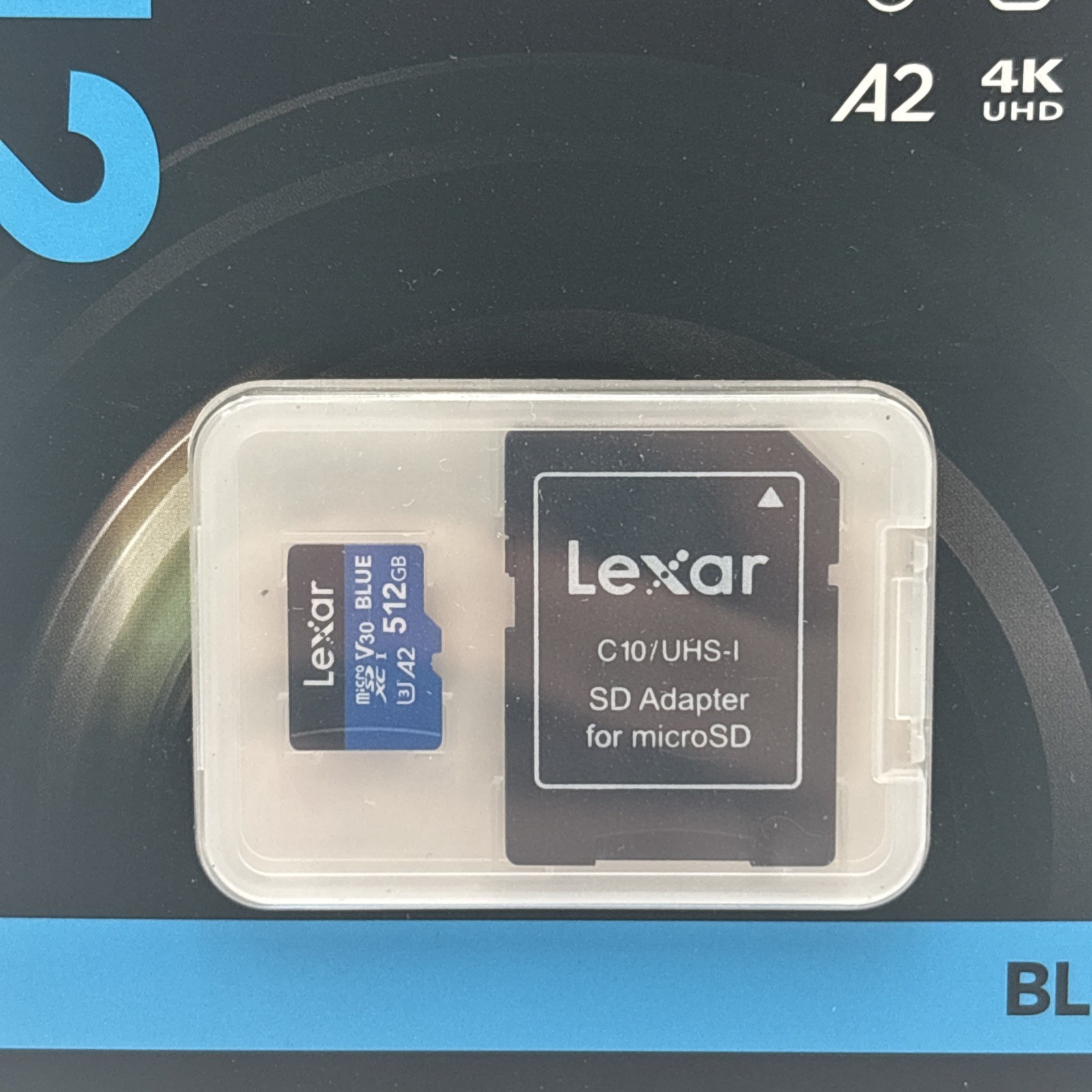 Lexar 512GB Blue Micro SD Card Up to 160MB/s, microSDXC UHS-I Memory Card 512GB