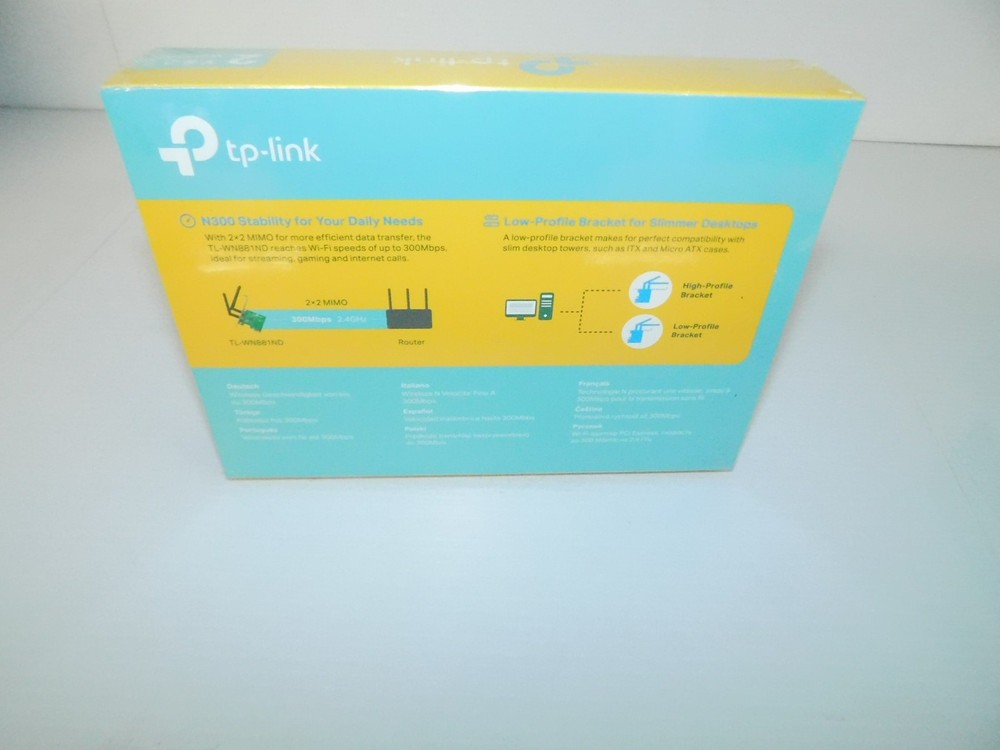 TP-LINK 300 MBPS WIRELESS N PCI EXPRESS ADAPTER (MIQ61)