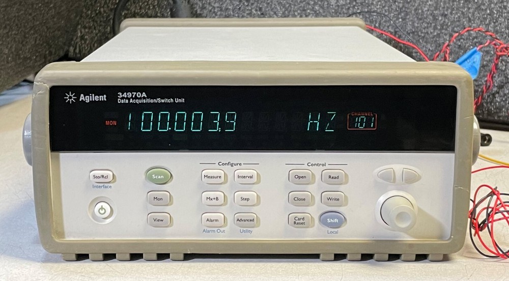 Agilent HP 34970A Data Acquisition Data Logger Switch Unit w/ 6.5 Digit DMM