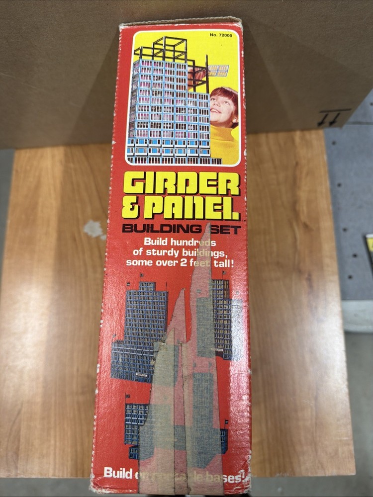 Vintage 1970s Kenner beam and panel construction set