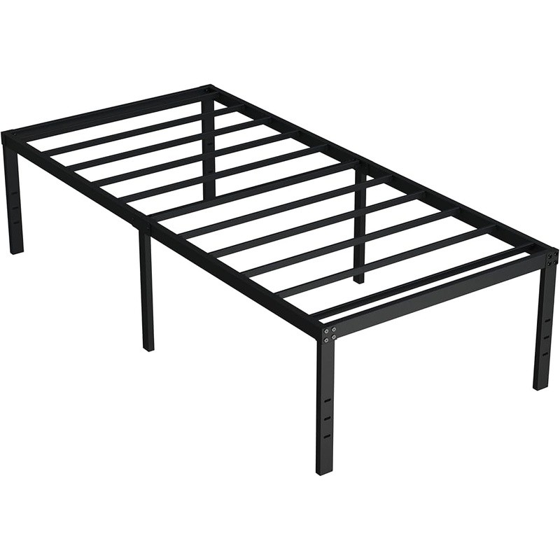 Sturdy Twin XL Metal Bed Frame Easy Assembly Storage Multi-Angle Support New