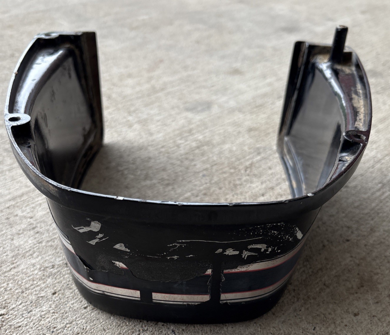 1971 Mercury Outboard Engine Motor Lower Midsection Decal Emblem Cover