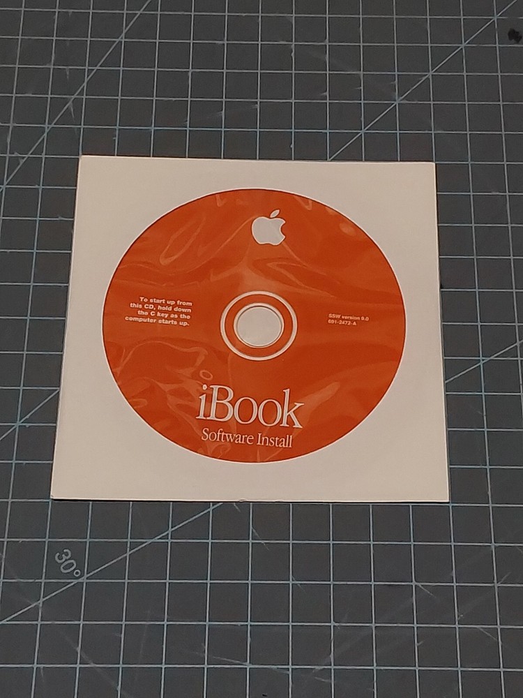 OS 9.0 Installation disc for iBook