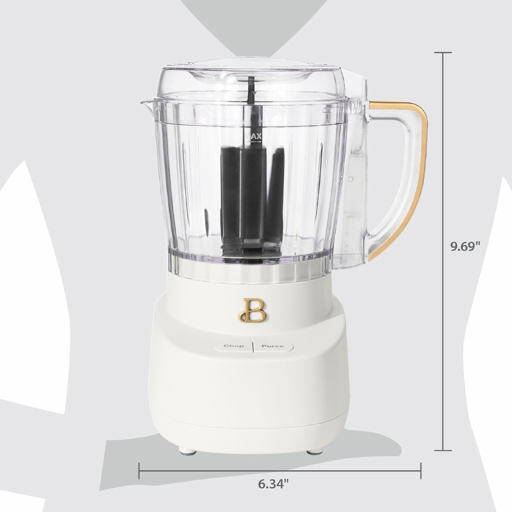 3-Cup Food Chopper, White Icing by
