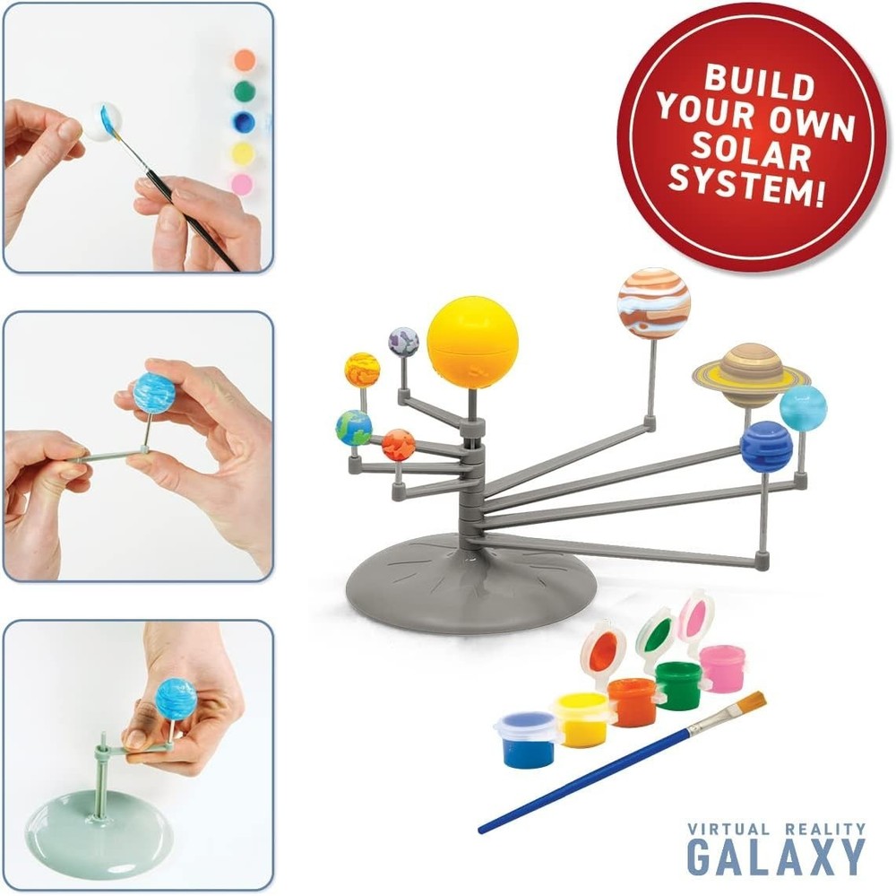 Immersive 80-Page VR Learning Set with Goggles & Customizable Planetarium