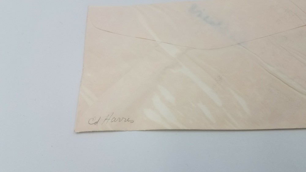 Ed Harris Autograph Silent Screen Postcard