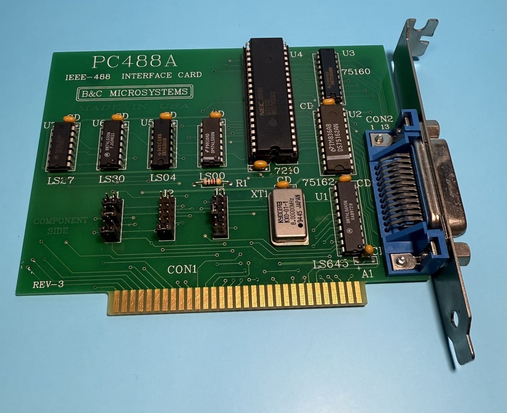 B&C Microsystems PC488A IEEE-488 Interface Card REV-3