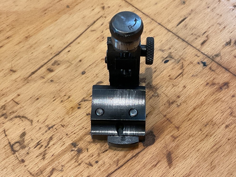 Redfield Model No. 70 Micrometer Receiver Peep Sight – Target Knobs Vintage USA